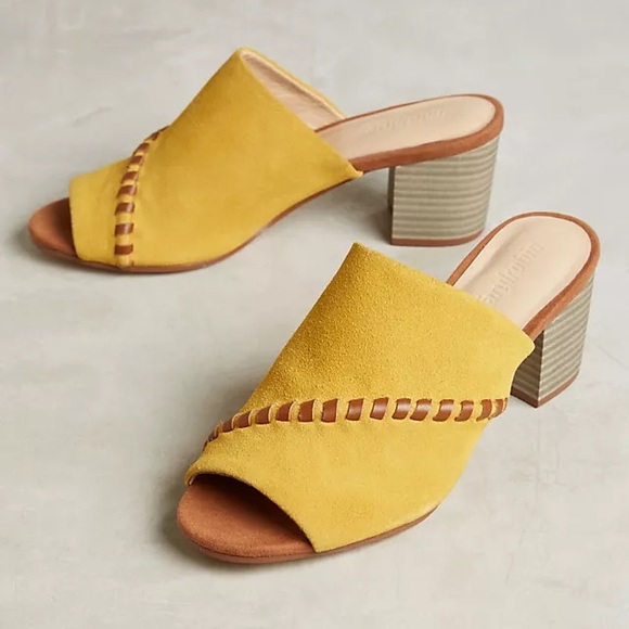 Anthropologie Shoes - Farylrobin Color Pop Whipstitch Block Heels Anthropologie size 7.5